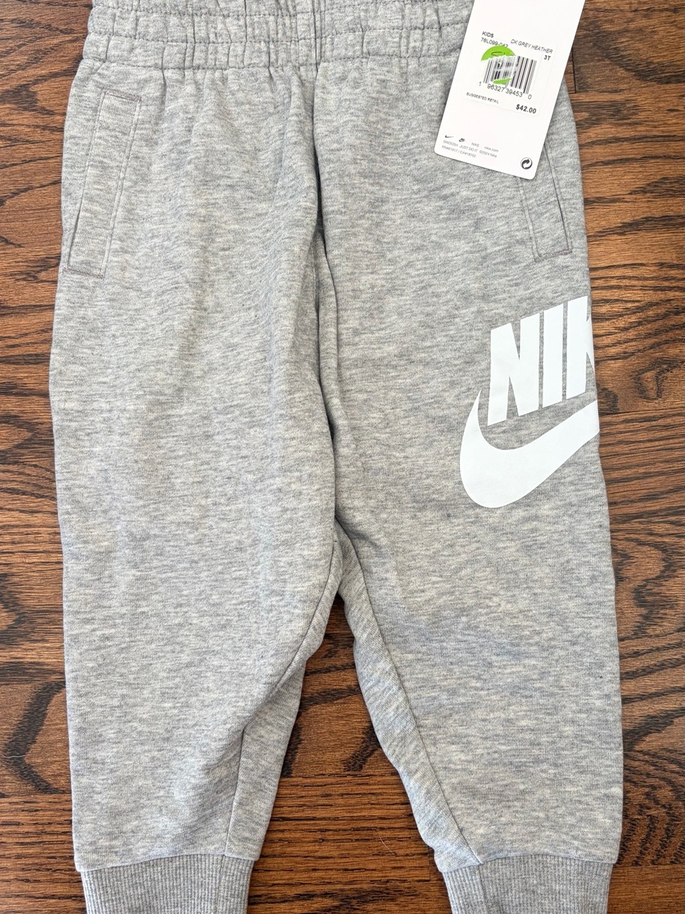 Nike Gray Boys' Logo Sweat Joggers